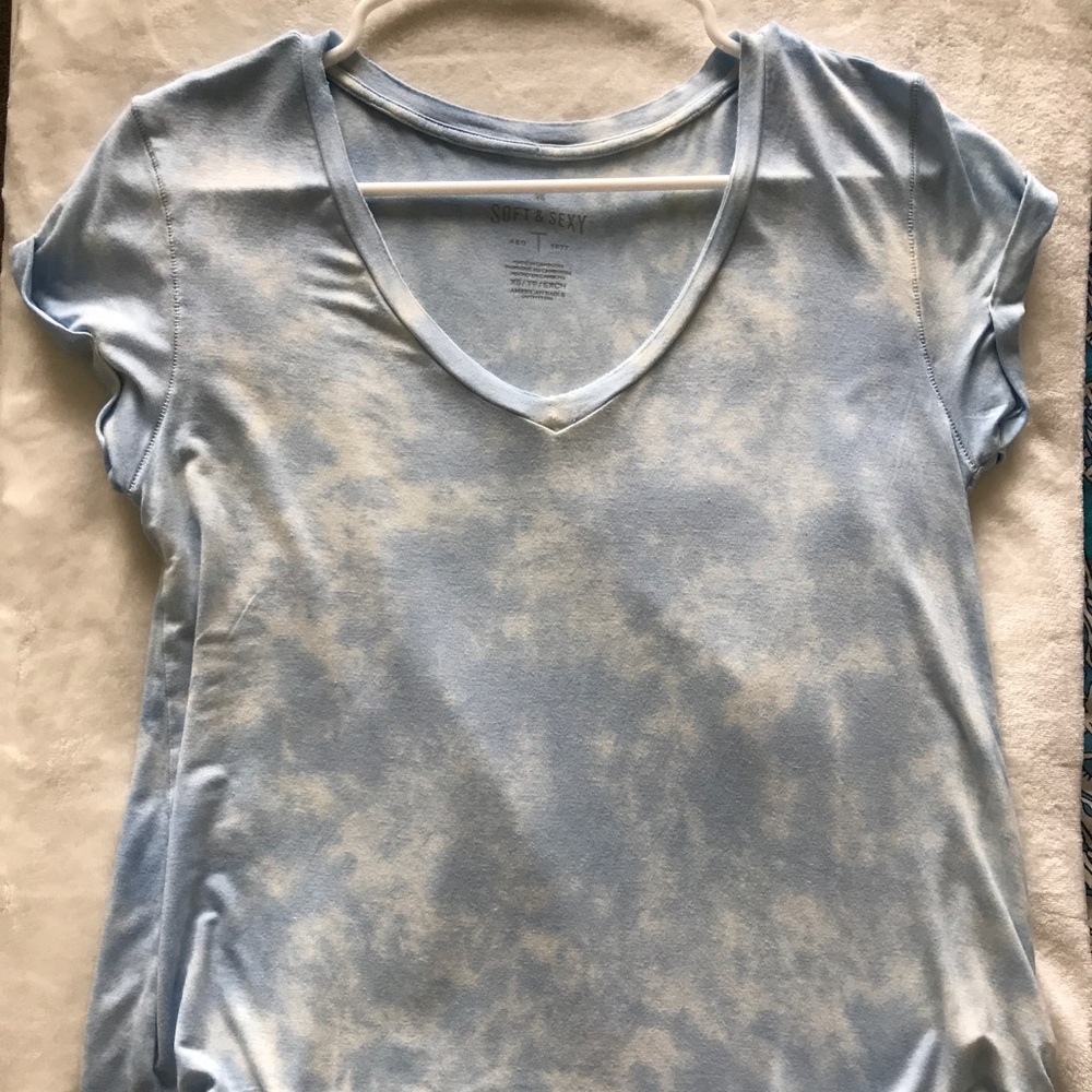 American Eagle soft and sexy cloud blue tee